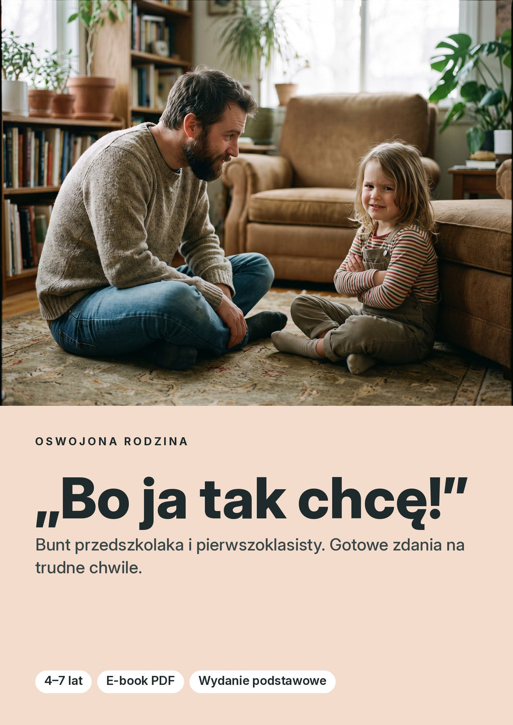 „Bo ja tak chcę!” — okładka e-booka, wydanie Podstawowe