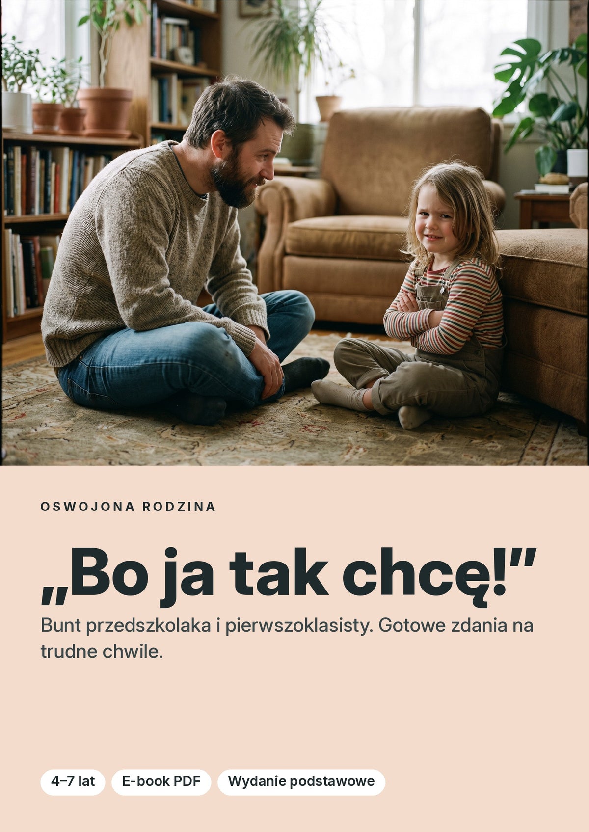 „Bo ja tak chcę!” — okładka e-booka, wydanie Podstawowe