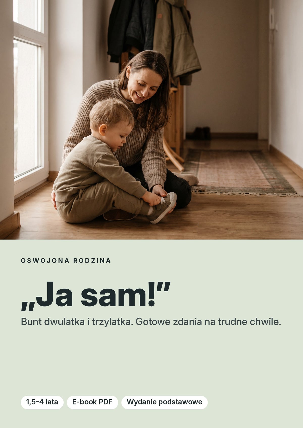 „Ja sam!” — okładka e-booka, wydanie Podstawowe
