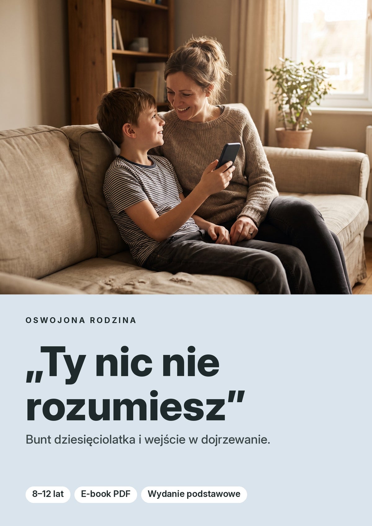 „Ty nic nie rozumiesz” — okładka e-booka, wydanie Podstawowe