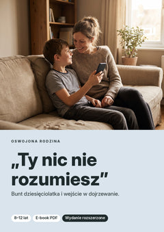 „Ty nic nie rozumiesz” — okładka e-booka, wydanie Rozszerzone